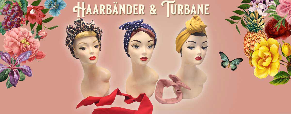 turbane und haarbänder 40th style