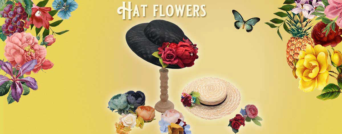 colorful hat flowers