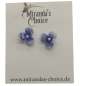 Preview: earrings blue violet blossom