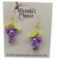 Preview: earrings grapes violet
