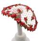 Preview: vintage fascinato net red flowers