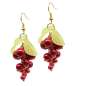 Preview: Earrings with red grapes