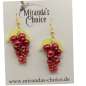 Preview: earrings grapes red