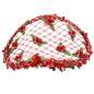 Preview: Half Hat aus Netz mit Blumen nach Mrs Maisel infinity vintage