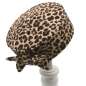 Preview: Pillbox Hat with Leopard Pattern