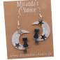 Preview: Earrings with stars, moon., cats
