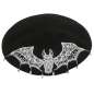 Preview: beret black lace bead bat
