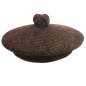 Preview: beret hat vintage wool brown