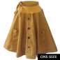 Preview: woman in ochre circle skirt