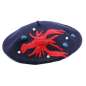 Preview: beret wool vintage blue red lobster 02