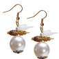 Preview: Earrings with bee on a pearl