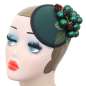 Preview: Fascinator with mirror berries in fir green