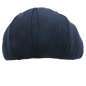 Preview: darkblue half hat with folds