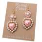 Preview: pink  heart earrings