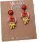 Preview: orange tulip earrings