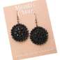 Preview: earrings black beads