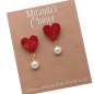 Preview: Earrings with red heart