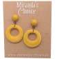 Preview: yellow rings earrings