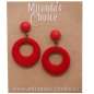 Preview: red rings earrings