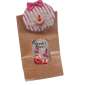 Preview: Pink Doughnut Set: with pink earrings & Mini Fascinator