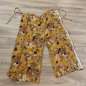 Preview: summer pants vintage style flowers ochre