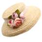Preview: Straw hat mushroom shape pink flowers