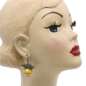 Preview: head with Earrings with mouse and yellow pearl