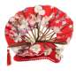 Preview: Red Half hat cherry blossom fan