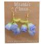Preview: Earring with 3 blue bell flowers