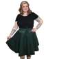 Preview: Xxl woman in dark green skirt