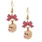 Preview: pig new years rose luck earring