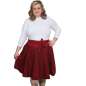 Preview: dark red skirt and Xxl Woman