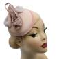 Preview: Fascinator with high heel in glittering pink