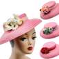 Preview: Pink mushroom Straw Hat
