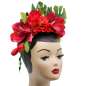 Preview: flower headdress red big flowers