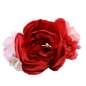 Preview: Blumenbrosche in Rot und Rosa