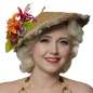 Preview: coolie hat with flowers