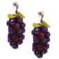 Preview: Earrings with sequins grapes