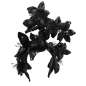 Preview: kopfschmuck carmen miranda glitzernde Blumen schwarz