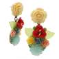 Preview: Stud Earrings with colorful flowers