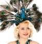 Preview: Big peacock headdress with feathers