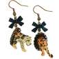 Preview: earrings rockabilly leopard
