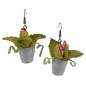 Preview: earrings with small carnivorous plant 