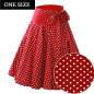 Preview: swing skirt red white polka dots rockabilly
