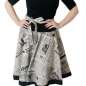 Preview: Swing skirt with newspaperprint