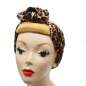 Preview: dressed, as a knot: Leopard pattern turban hair band with wire