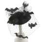 Preview: Schwarzer Fascinator Halloween