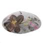 Preview: beret grey flowers brown embroided vintage 2