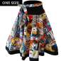 Preview: Circle skirt with colourful superhero comic - one size