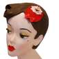 Preview: mini fascinator red cupcake bow